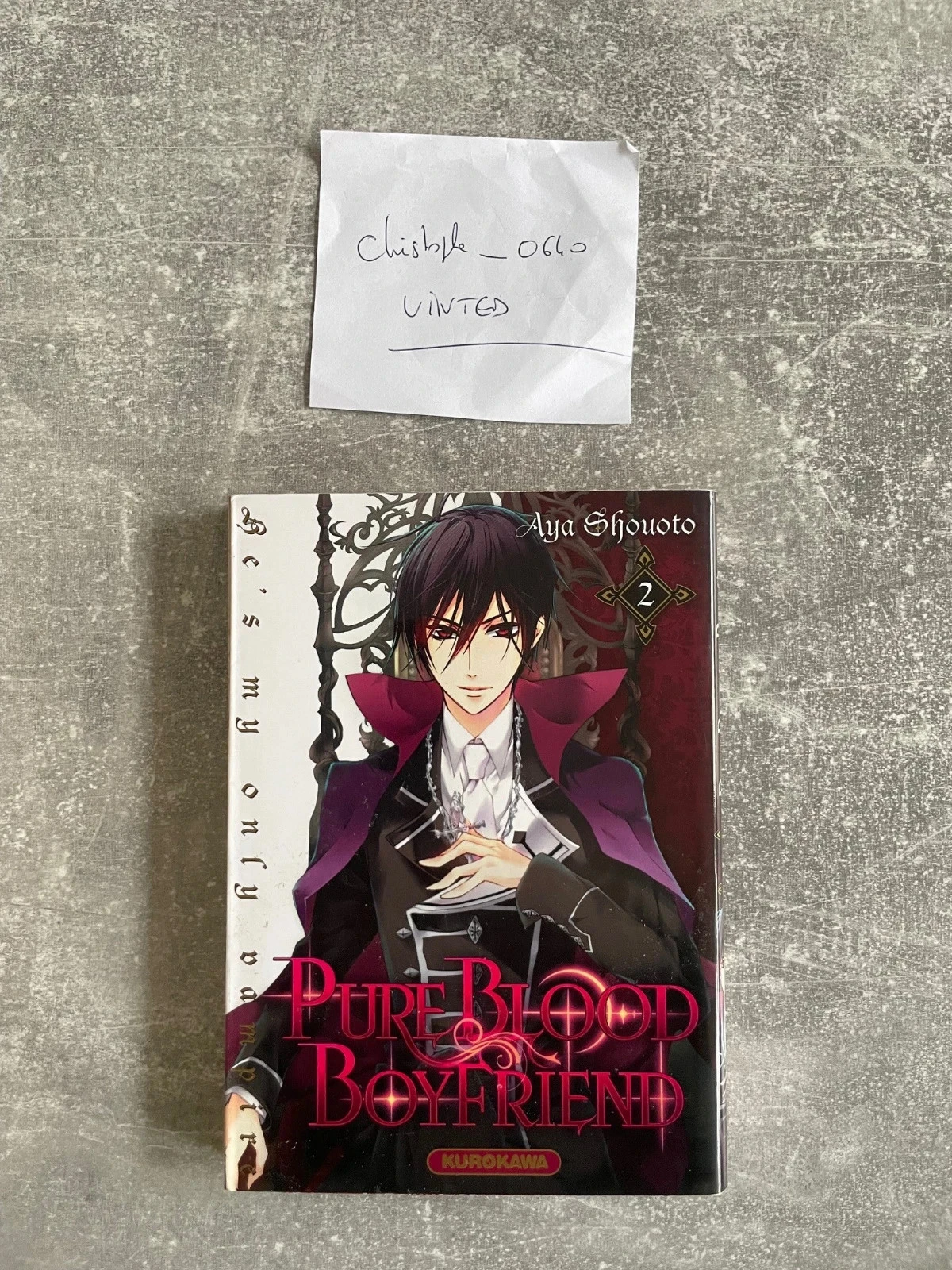 Manga Pure blood boyfriend tome 2 version française.